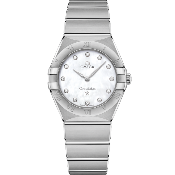 Omega 131.10.28.60.55.001 Constellation Manhattan 28 Quartz Stainless Steel / MOP