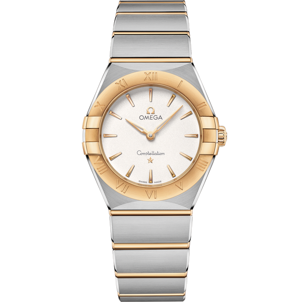 Omega 131.20.28.60.02.002 Constellation Manhattan 28 Quartz Stainless Steel / Yellow Gold / Silver