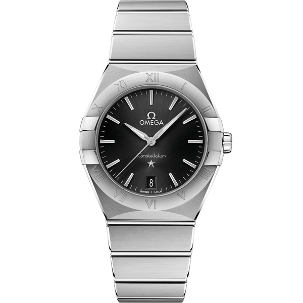 Omega 131.10.36.60.01.001 Constellation Quartz 36 Stainless Steel / Black / Bracelet