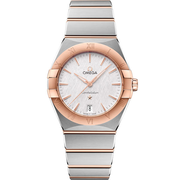 Omega 131.20.36.60.02.001 Constellation Quartz 36 Stainless Steel / Sedna Gold / Silver / Bracelet