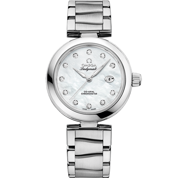 Omega 425.30.34.20.55.002 LadyMatic Co-Axial 34 Stainless Steel / MOP / Bracelet