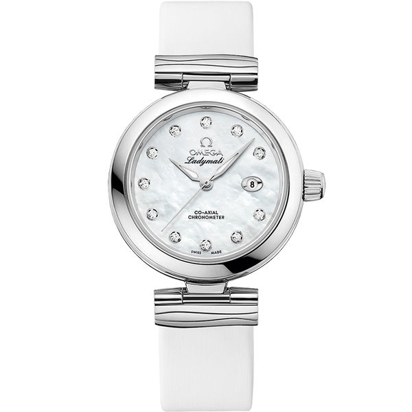 Omega 425.32.34.20.55.002 LadyMatic Co-Axial 34 Stainless Steel / MOP