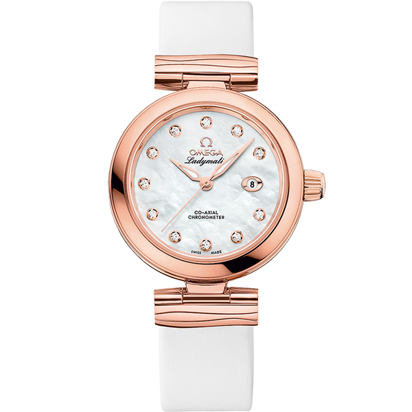 Omega 425.62.34.20.55.004 LadyMatic Co-Axial 34 Sedna Gold / MOP
