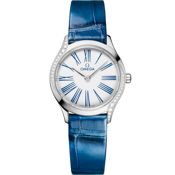 Omega 428.18.26.60.04.002 De Ville Mini Tr̩sor 26åÊmm, Steel on Alligator - 428.18.26.60.04.002