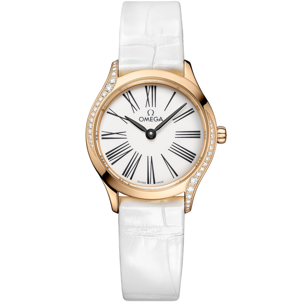 Omega 428.58.26.60.04.001 De Ville Mini Tr̩sor 26åÊmm, Moonshine gold on Alligator - 428.58.26.60.04.001