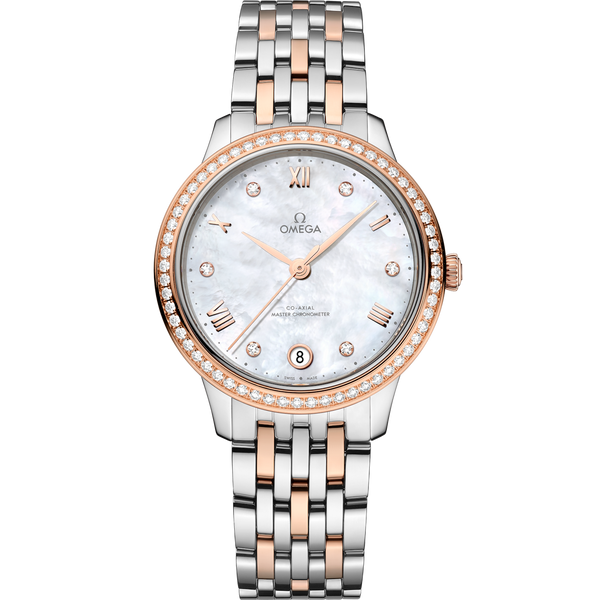 Omega 434.25.34.20.55.001 De Ville Prestige 34åÊmm, Steel - Sedna gold on Steel - Sedna gold - 434.25.34.20.55.001
