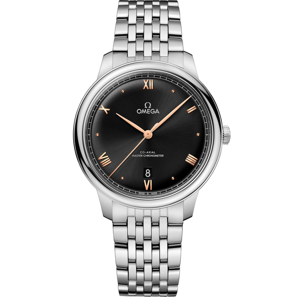 Omega 434.10.40.20.01.001 De Ville Master Chronometer Stainless Steel / Black / Bracelet