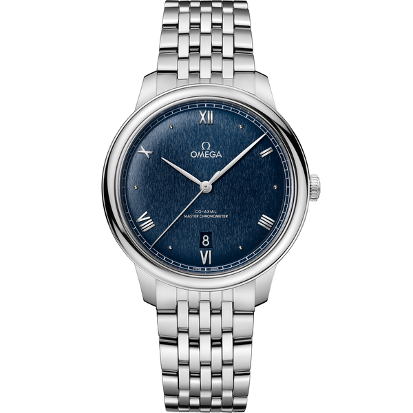 Omega 434.10.40.20.03.001 De Ville Master Chronometer Stainless Steel / Blue / Bracelet