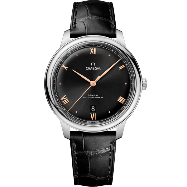 Omega 434.13.40.20.01.001 De Ville Master Chronometer Stainless Steel / Black