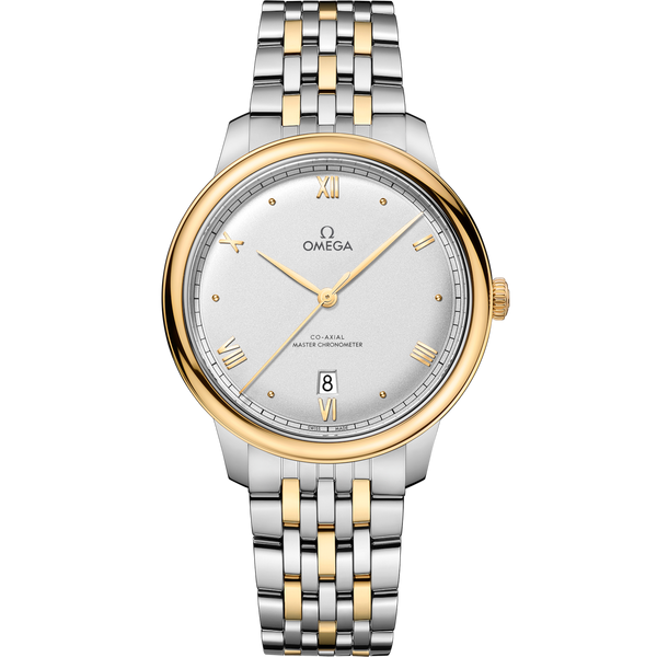 Omega 434.20.40.20.02.002 De Ville Master Chronometer Stainless Steel - Yellow Gold / Silver / Bracelet