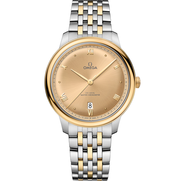 Omega 434.20.40.20.08.001 De Ville Master Chronometer Stainless Steel - Yellow Gold / Champagne / Bracelet