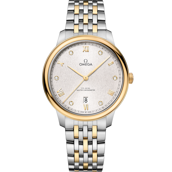 Omega 434.20.40.20.52.001 De Ville Master Chronometer Stainless Steel - Yellow Gold / Silver - Diamond / Bracelet