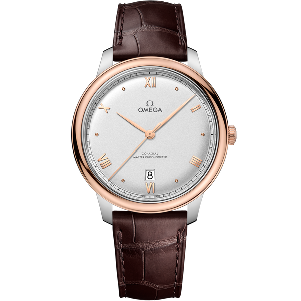 Omega 434.23.40.20.02.001 De Ville Master Chronometer Stainless Steel - Sedna Gold / Silver