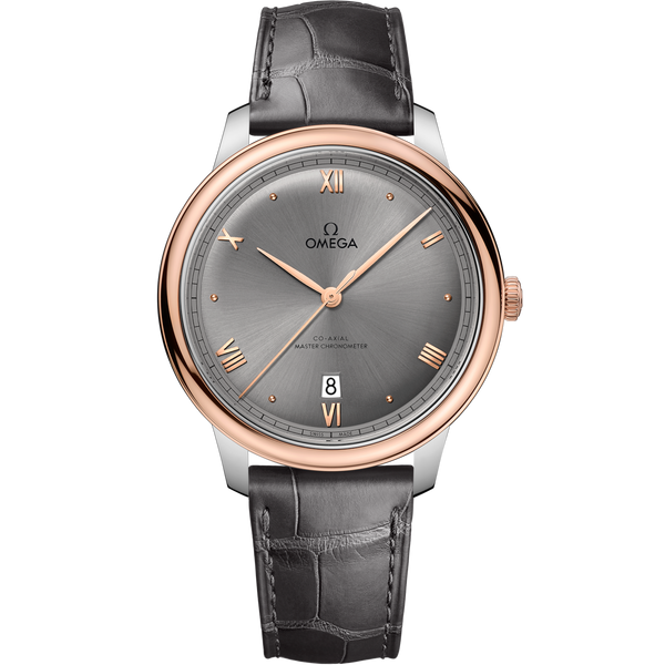 Omega 434.23.40.20.06.001 De Ville Master Chronometer Stainless Steel - Sedna Gold / Grey