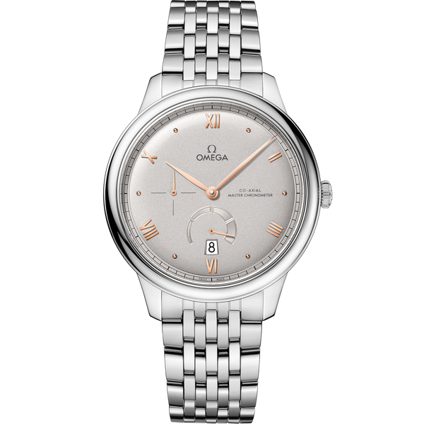 Omega 434.10.41.21.06.001 De Ville Power Reserve Master Chronometer Stainless Steel / Silver / Bracelet
