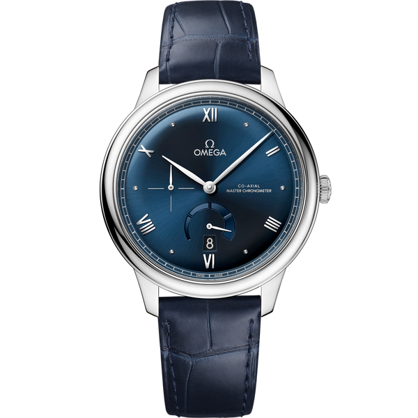 Omega 434.13.41.21.03.002 De Ville Power Reserve Master Chronometer Stainless Steel / Blue