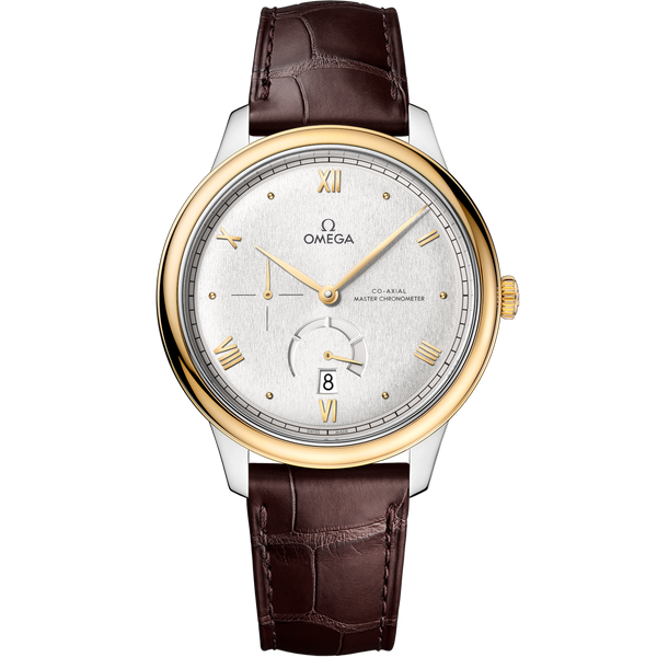 Omega 434.23.41.21.02.001 De Ville Power Reserve Master Chronometer Stainless Steel - Yellow Gold / Silver