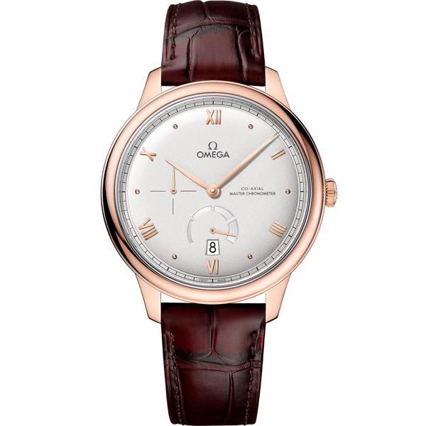 Omega 434.53.41.21.02.001 De Ville Power Reserve Master Chronometer Sedna Gold / Silver