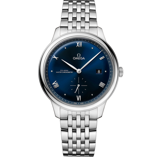 Omega 434.10.41.20.03.001 De Ville Small Seconds Master Chronometer Stainless Steel / Blue / Bracelet