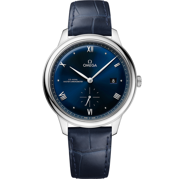 Omega 434.13.41.20.03.001 De Ville Small Seconds Master Chronometer Stainless Steel / Blue