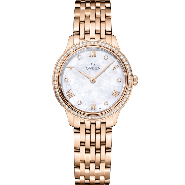 Omega 434.55.28.60.55.001 De Ville Quartz 27.5 Sedna Gold - Diamond / MOP - Diamond / Bracelet