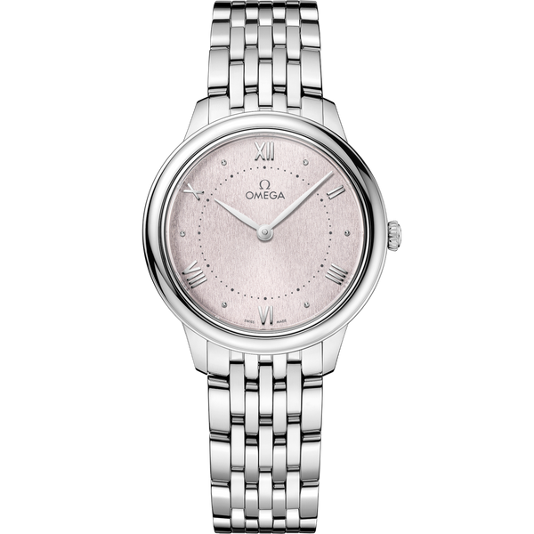 Omega 434.10.30.60.02.001 De Ville Quartz 30 Stainless Steel / Rose / Bracelet