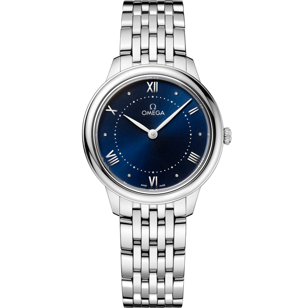 Omega 434.10.30.60.03.001 De Ville Quartz 30 Stainless Steel / Blue / Bracelet