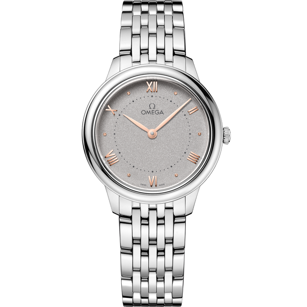 Omega 434.10.30.60.06.001 De Ville Quartz 30 Stainless Steel / Grey / Bracelet