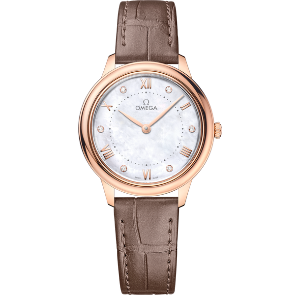 Omega 434.53.30.60.55.001 De Ville Quartz 30 Sedna Gold / MOP - Diamond