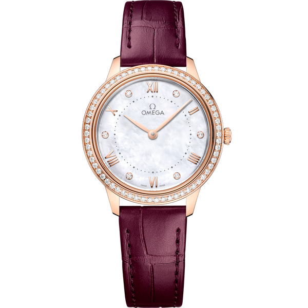 Omega 434.58.30.60.55.001 De Ville Quartz 30 Sedna Gold - Diamond / MOP - Diamond