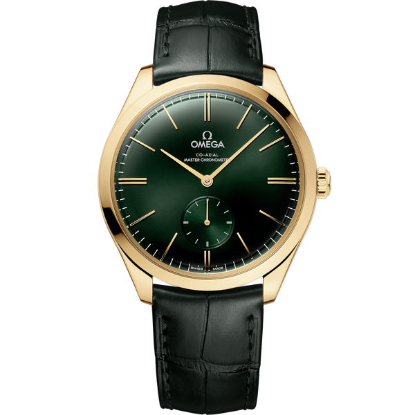Omega 435.53.40.21.10.001 De Ville Tr̩sor Master Chronometer Small Seconds Yellow Gold / Green