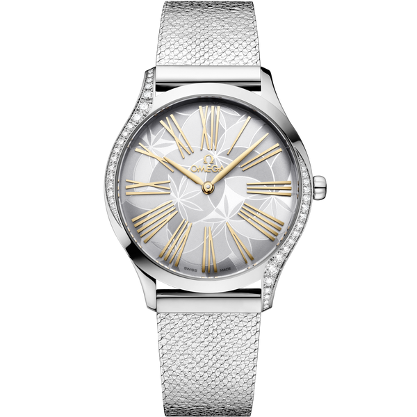 Omega 428.15.36.60.02.001 De Ville Tr̩sor 36 Stainless Steel / Silver - Frangipani / Bracelet