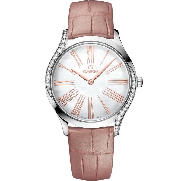 Omega 428.18.36.60.05.002 De Ville Tr̩sor 36 Stainless Steel / MOP - Roman / Alligator