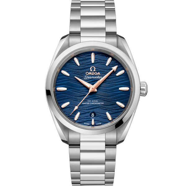 Omega 220.10.38.20.03.002 Seamaster Aqua Terra 150M Master Chronometer 38 Stainless Steel / Blue-Waves / Bracelet