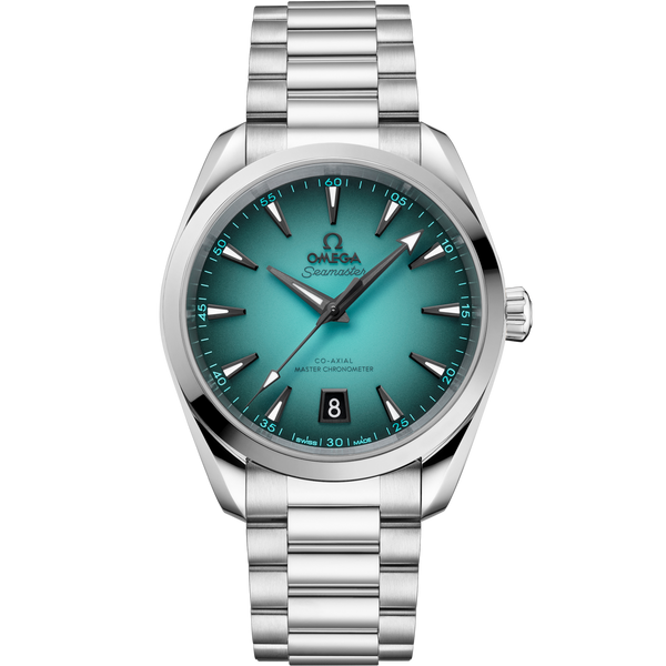Omega 220.10.38.20.03.005 Seamaster Aqua Terra 150M Master Chronometer 38 Stainless Steel / Turquoise / Bracelet