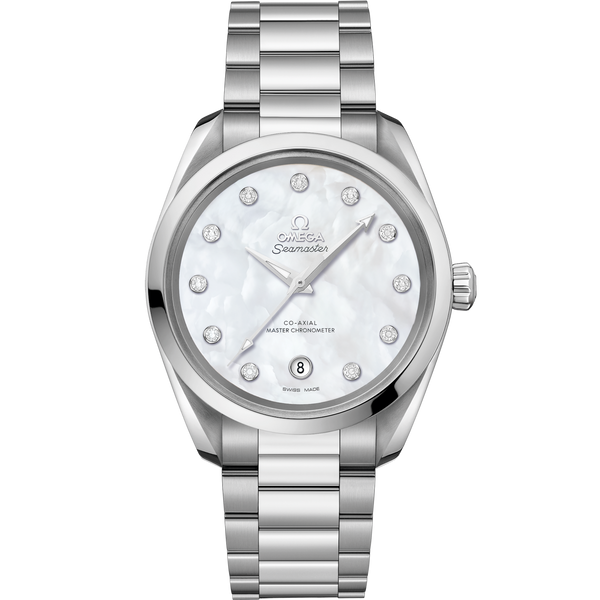 Omega 220.10.38.20.55.001 Seamaster Aqua Terra 150M Master Chronometer 38 Stainless Steel / MOP / Bracelet