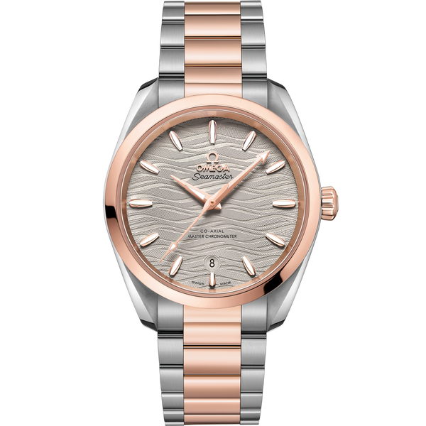 Omega 220.20.38.20.06.001 Seamaster Aqua Terra 150M Master Chronometer 38 Stainless Steel / Sedna Gold / Grey-Waves / Bracelet