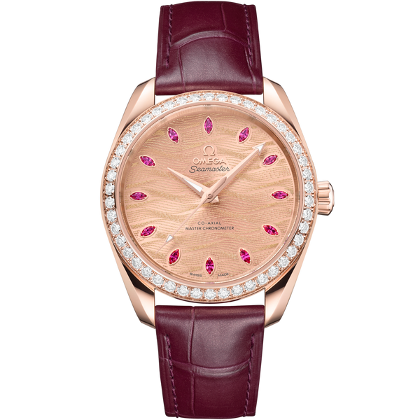 Omega 220.58.38.20.99.007 Seamaster Aqua Terra 150M Master Chronometer 34 Sedna Gold - Diamond / Pink