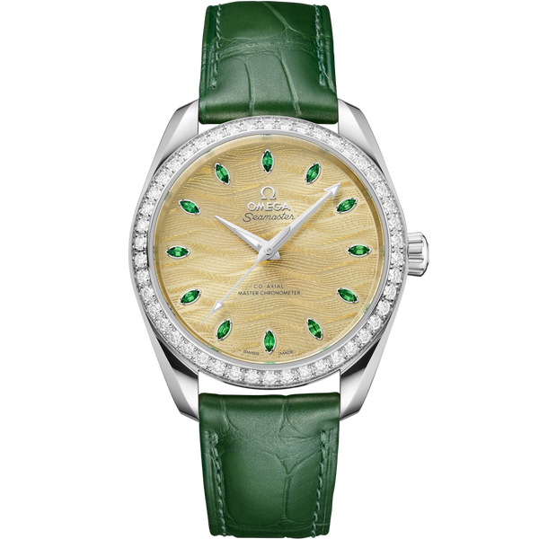 Omega 220.58.38.20.99.008 Seamaster Aqua Terra 150M Master Chronometer 34 Canopus Gold - Diamond / Champagne