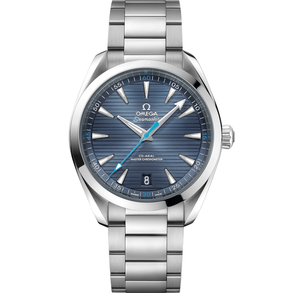 Omega 220.10.41.21.03.002 Seamaster Aqua Terra 150M Master Chronometer 41 Stainless Steel / Blue / Bracelet