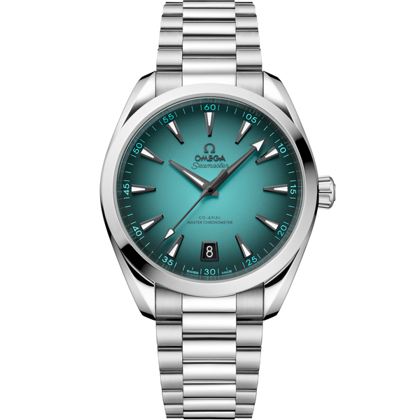 Omega 220.10.41.21.03.006 Seamaster Aqua Terra 150M Master Chronometer 41 Stainless Steel / Turquoise / Bracelet