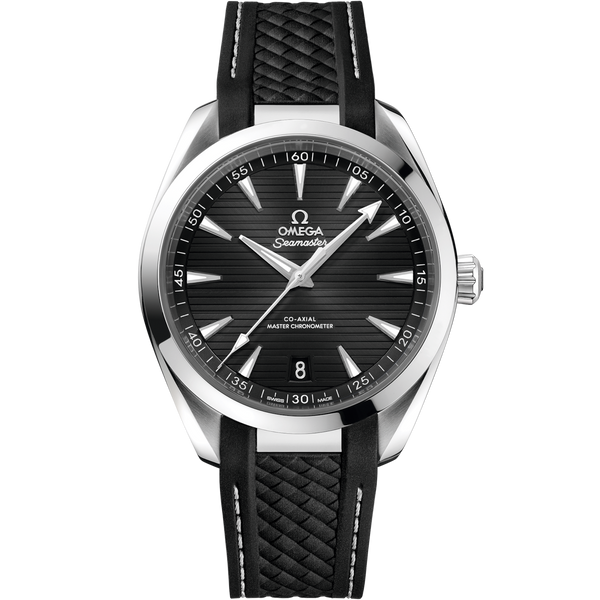Omega 220.12.41.21.01.001 Seamaster Aqua Terra 150M Master Chronometer 41 Stainless Steel / Black / Rubber