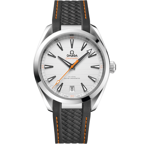 Omega 220.12.41.21.02.002 Seamaster Aqua Terra 150M Master Chronometer 41 Stainless Steel / Silver / Rubber