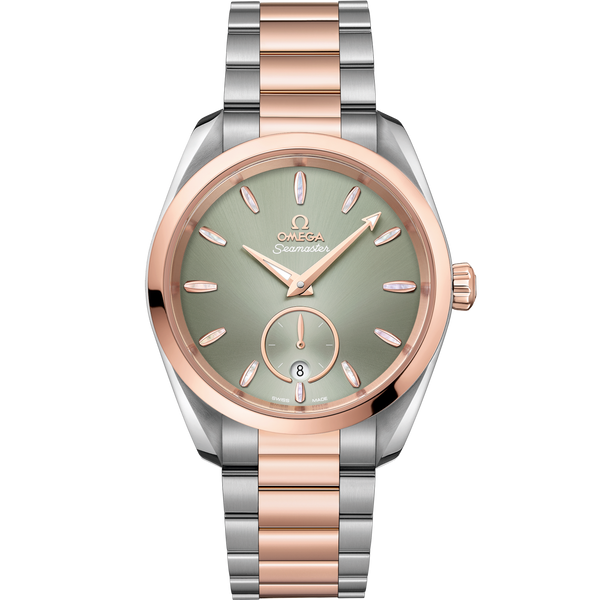 Omega 220.20.38.20.10.001 Seamaster Aqua Terra 150M Master Chronometer Small Seconds 38 Stainless Steel / Sedna Gold / Green / Bracelet