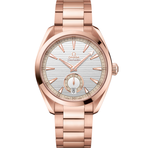 Omega 220.50.41.21.02.002 Seamaster Aqua Terra 150M Master Chronometer Small Seconds 41 Sedna Gold / Silver / Bracelet