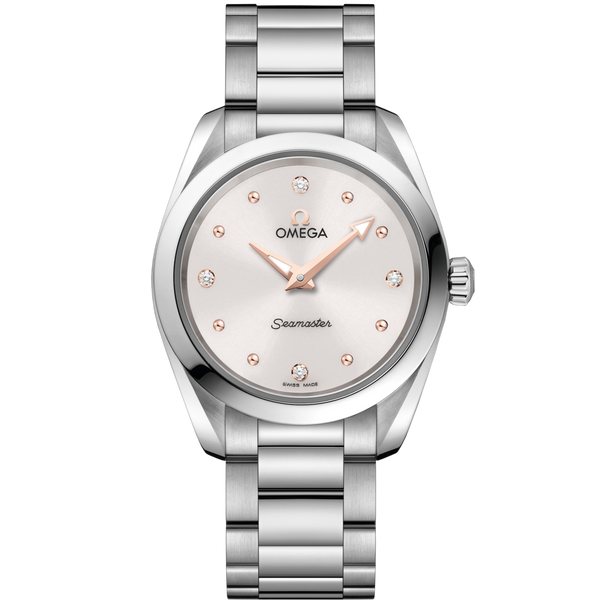 Omega 220.10.28.60.54.001 Seamaster Aqua Terra 150M Quartz 28 Stainless Steel / White / Bracelet