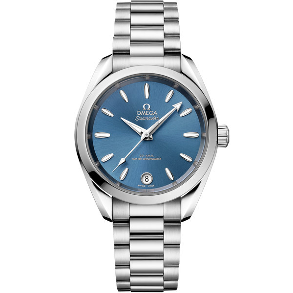 Omega 220.10.34.20.03.002 Seamaster Aqua Terra 150M Master Chronometer 34 Stainless Steel / Sea Blue / Bracelet