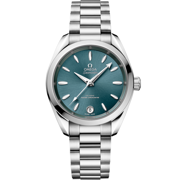 Omega 220.10.34.20.10.001 Seamaster Aqua Terra 150M Master Chronometer 34 Stainless Steel / Lagoon Green / Bracelet