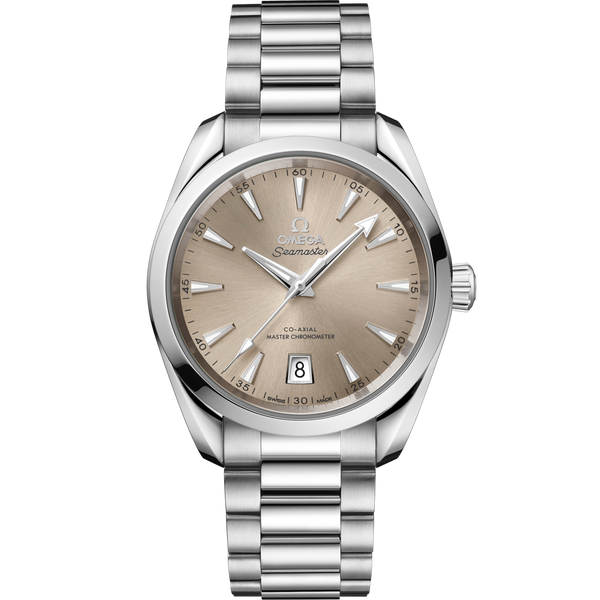 Omega 220.10.38.20.09.001 Seamaster Aqua Terra 150M Master Chronometer 38 Stainless Steel / Sandstone / Bracelet