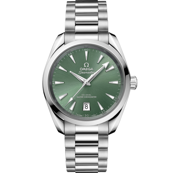 Omega 220.10.38.20.10.002 Seamaster Aqua Terra 150M Master Chronometer 38 Stainless Steel / Bay Green / Bracelet